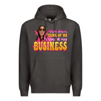 Smoke afro black boss lady Premium Hoodie - texasbilliewilder