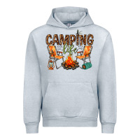 Heather Grey camping life Urban Hoodie - texasbilliewilder