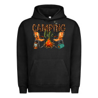Pigment Black camping life Urban Hoodie - texasbilliewilder