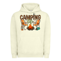 Pigment Pistachio camping life Urban Hoodie - texasbilliewilder