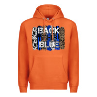 Carrot back the blue brushstroke Premium Hoodie - Zillion Design Studio