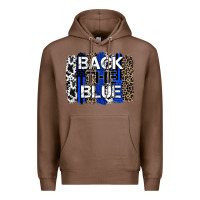 Chestnut back the blue brushstroke Premium Hoodie - Zillion Design Studio