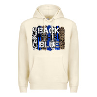 Sandshell back the blue brushstroke Premium Hoodie - Zillion Design Studio