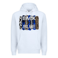 White back the blue brushstroke Premium Hoodie - Zillion Design Studio
