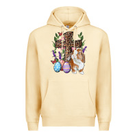 Pina Colada Easter bunny and floral cross Premium Hoodie - RanaPortraitStore