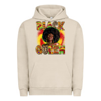 Pigment French Oak black queen Urban Hoodie - Zillion Design Studio