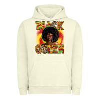 Pigment Pistachio black queen Urban Hoodie - Zillion Design Studio