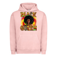 Pigment Salmon black queen Urban Hoodie - Zillion Design Studio