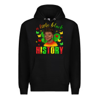 Black a little black history with boy juneteenth Premium Hoodie - texasbilliewilder