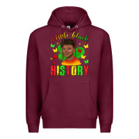 Burgundy a little black history with boy juneteenth Premium Hoodie - texasbilliewilder