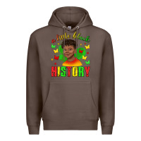 Coffee a little black history with boy juneteenth Premium Hoodie - texasbilliewilder