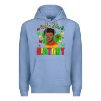 Colony Blue a little black history with boy juneteenth Premium Hoodie - texasbilliewilder