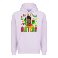 Lilac a little black history with boy juneteenth Premium Hoodie - texasbilliewilder