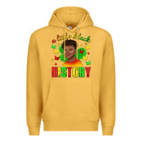 Mustard a little black history with boy juneteenth Premium Hoodie - texasbilliewilder