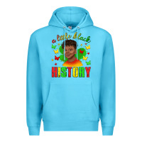 Ocean Blue a little black history with boy juneteenth Premium Hoodie - texasbilliewilder