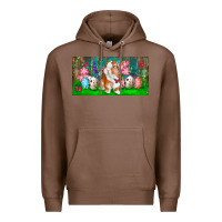 Chestnut Spring Easter Bunny Premium Hoodie - RanaPortraitStore