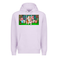 Lilac Spring Easter Bunny Premium Hoodie - RanaPortraitStore