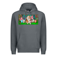 Rock Spring Easter Bunny Premium Hoodie - RanaPortraitStore