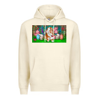 Sandshell Spring Easter Bunny Premium Hoodie - RanaPortraitStore