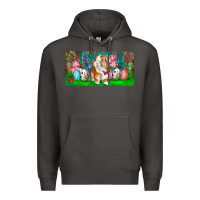 Smoke Spring Easter Bunny Premium Hoodie - RanaPortraitStore