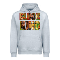 Heather Grey black king Urban Hoodie - Zillion Design Studio