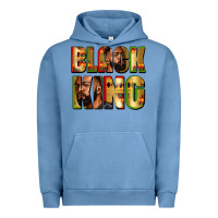 Pigment Pebble Blue black king Urban Hoodie - Zillion Design Studio