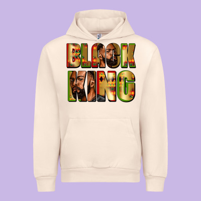 Black King Urban Hoodie Designed By Zillion Design Studio