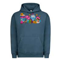 Pigment Midnight Navy cowgirl coffee cups Urban Hoodie - texasbilliewilder