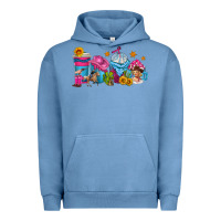 Pigment Pebble Blue cowgirl coffee cups Urban Hoodie - texasbilliewilder