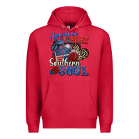 Cardinal american heart southern soul Premium Hoodie - Zillion Design Studio