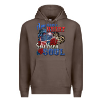 Coffee american heart southern soul Premium Hoodie - Zillion Design Studio