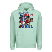 Seafoam american heart southern soul Premium Hoodie - Zillion Design Studio