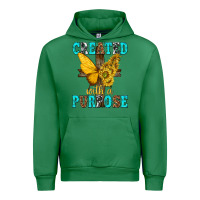Emerald created with a purpose Urban Hoodie - texasbilliewilder