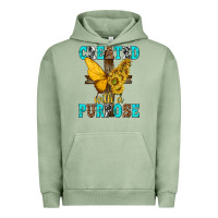 Pigment Oil Green created with a purpose Urban Hoodie - texasbilliewilder