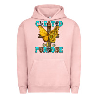 Pigment Salmon created with a purpose Urban Hoodie - texasbilliewilder