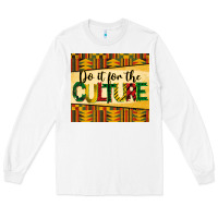 White do it for the culture juneteenth tumbler Long Sleeve Tee - BarkalooDesign