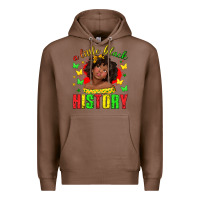 Chestnut a little black history with girl juneteenth Premium Hoodie - texasbilliewilder