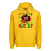 Lemon a little black history with girl juneteenth Premium Hoodie - texasbilliewilder
