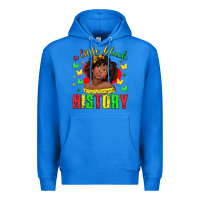 True Royal a little black history with girl juneteenth Premium Hoodie - texasbilliewilder