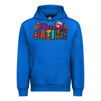 Cobalt proud latina Urban Hoodie - Zillion Design Studio