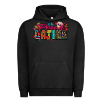 Pigment Black proud latina Urban Hoodie - Zillion Design Studio