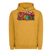 Pigment Peanut Butter proud latina Urban Hoodie - Zillion Design Studio