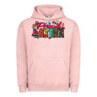 Pigment Salmon proud latina Urban Hoodie - Zillion Design Studio