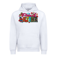 White proud latina Urban Hoodie - Zillion Design Studio