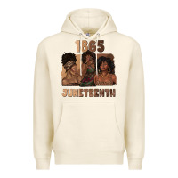 Tofu 1865 juneteenth melanin with afro Premium Hoodie - texasbilliewilder