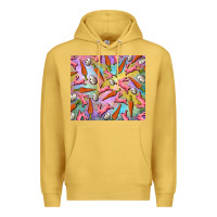 Antique Gold Easter bunny carrot and quail egg Premium Hoodie - RanaPortraitStore