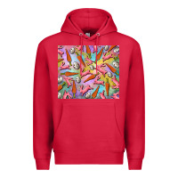Cardinal Easter bunny carrot and quail egg Premium Hoodie - RanaPortraitStore