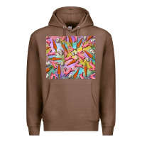 Chestnut Easter bunny carrot and quail egg Premium Hoodie - RanaPortraitStore