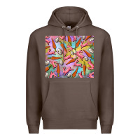 Coffee Easter bunny carrot and quail egg Premium Hoodie - RanaPortraitStore