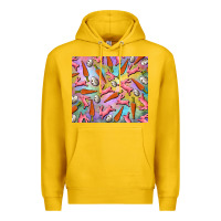 Lemon Easter bunny carrot and quail egg Premium Hoodie - RanaPortraitStore